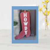 Howdy! Kaart (Gele Bloem)