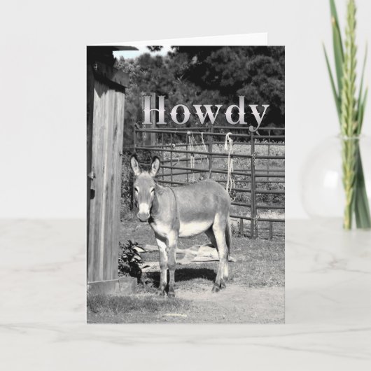 Howdy Kaart (Voorkant)