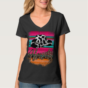 HOWDY Land Koe Zuidelijke Westerne serapluipaard T-shirt