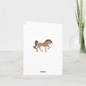 Howdy Partner Brown Horse et Cowboy Casquette West (Dos)