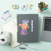 Howdy Partner Zebra Sticker (iPad Cover)