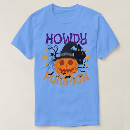 Howdy pompoen 7 t-shirt (Design voorkant)