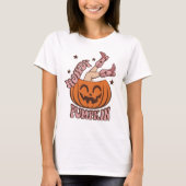 Howdy pompoen grappig halloween t-shirt (Voorkant)