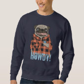 Howdy Pug Trui (Voorkant)