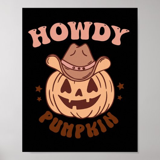 Howdy Pumpkin Poster (Voorkant)