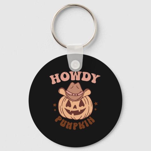 Howdy Pumpkin Sleutelhanger (Voorkant)