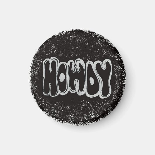 Howdy Punk magneet (Voorkant)