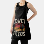 Howdy Putos Funny Cactus Retro Schort (Insitu)