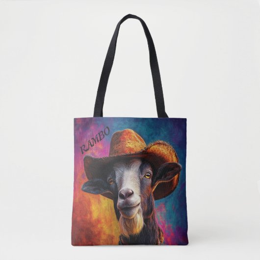 Howdy Rambo the Ram With a Side of Sass  Draagtas (Voorkant)