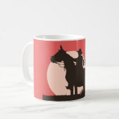 Howdy Ranch Cowboy Horse Western Coffee Mug (Devant gauche)