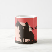Howdy Ranch Cowboy Horse Western Coffee Mug (Centre)