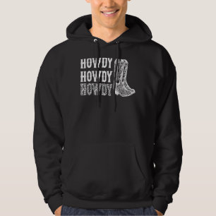 Howdy Rodeo Boots Western land Zuid Hoodie