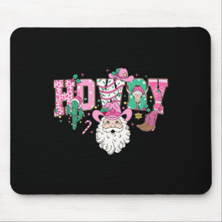 Howdy Santa Claus Pink Christmas Country Cowboy Sa Muismat