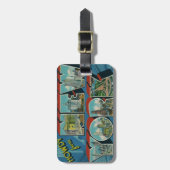  Howdy uit New York Bagagelabel (Voorkant verticaal)