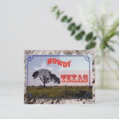 Howdy uit Texas Briefkaart (Staand voorkant)