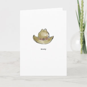 Howdy Wenskaart Kaart