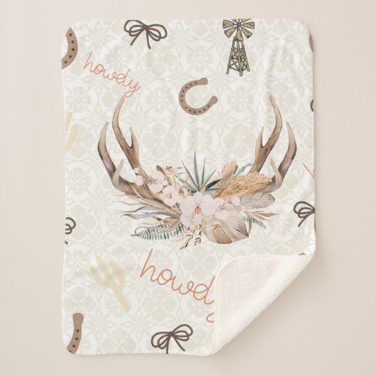 Howdy Western deken (Voorkant)