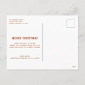 Howdy Westerne kerstfoto Feestdagenkaart (Achterkant)