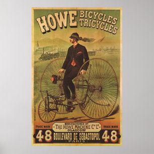 Howe Bicycles  Poster