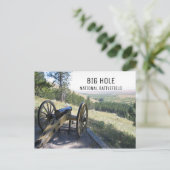 Howitzer Cannon, Big Hole River, BIg Hole NB, MT Briefkaart (Staand voorkant)