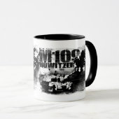 Howitzer M109 11 oz Ringer Mug (Devant droit)