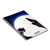 Howl bij de maan notitieboek (Rechterzijde)