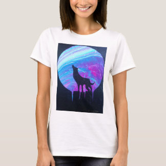 Howl bij de maan t-shirt