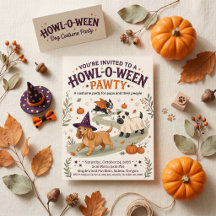 Howl O Ween Honden Pompoen Kostuum Feest