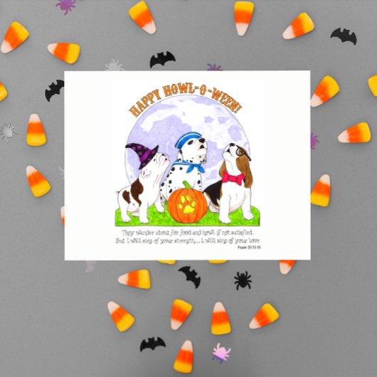 Howl-O-Ween Inspirerend Briefkaart