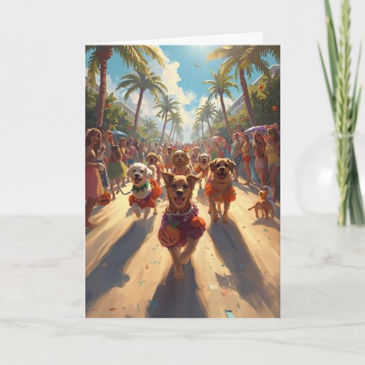 Howl-O-Ween on the Shore – Coastal Dog Parade  Kaart (Voorkant)