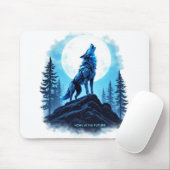 Howl of the Future - Robotic Wolf Mousepad Muismat (Met muis)