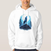 Howl of the Future - Robotic Wolf Sweat - shirt à  (Devant)