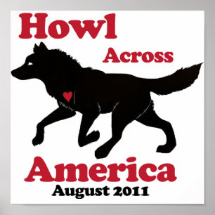 Howl over het Amerikaanse Poster