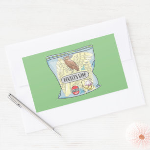 HOWLETS WING Macbeth heksen betovering. Rechthoekige Sticker