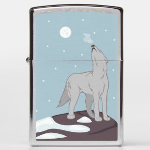 Howling Arctic Wolf