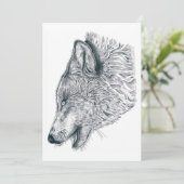 Howling Bedankkaart (Staand voorkant)