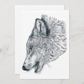 Howling Bedankkaart (Voorkant / Achterkant)