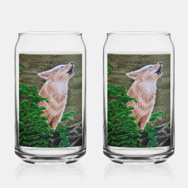 Howling Coyote Blikvorm Glas