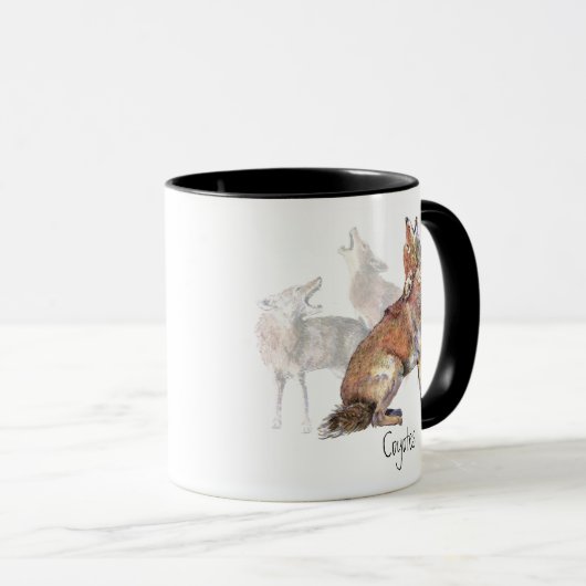 Howling Coyote Coffee Mug (Devant droit)