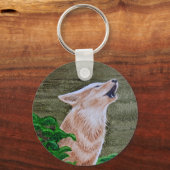 Howling Coyote Sleutelhanger (Voorkant)