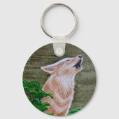 Howling Coyote Sleutelhanger (Achterkant)
