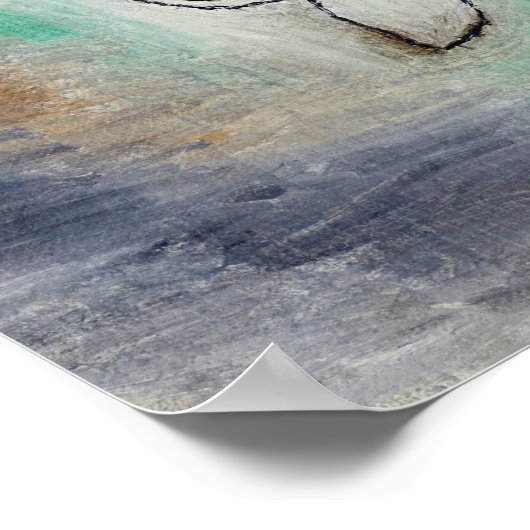 Howling Dog (1928) door Paul Klee Poster (Hoek)