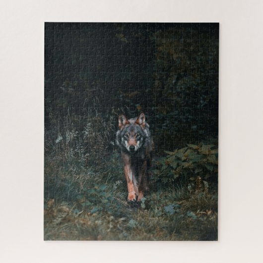 Howling Fun: Duik in onze Wolf Puzzel (Verticaal)