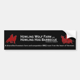 Howling Hog en Wolf Bumpersticker