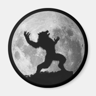 Howling Mad Werewolf Magnet Magneet