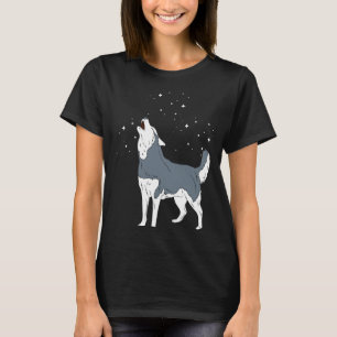 Howling Siberian Husky Puppies Dog T-shirt