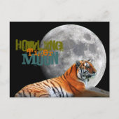 Howling Tiger Moon Briefkaart (Voorkant)