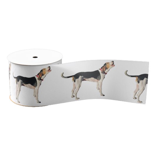 Howling Treeing Walker Coonhound Craft Ribbon Grosgrain Lint (Spoel)