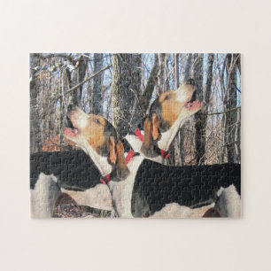 Howling Treeing Walker Coonhounds Legpuzzel