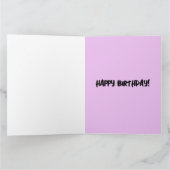 HOWLING WOLF ART CARTE D'ANNIVERSAIRE (Intérieur)